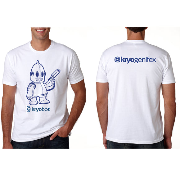 KryoBot Short Sleeve White T-shirt