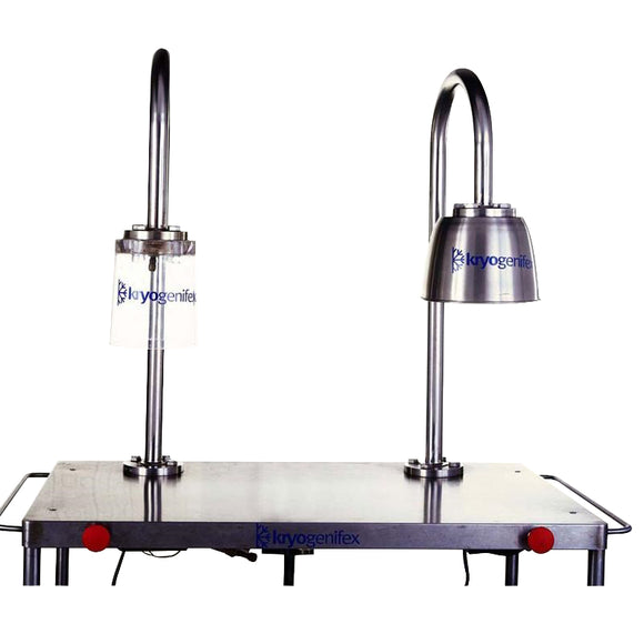Kryo® Glass Lamp Chiller (Glass and Stainless Steel Hood)